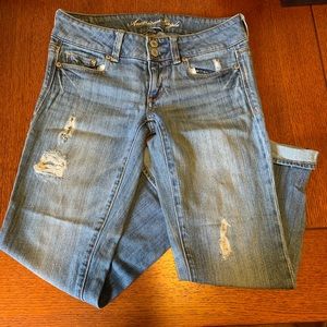 American Eagle Artist Crop Jeans